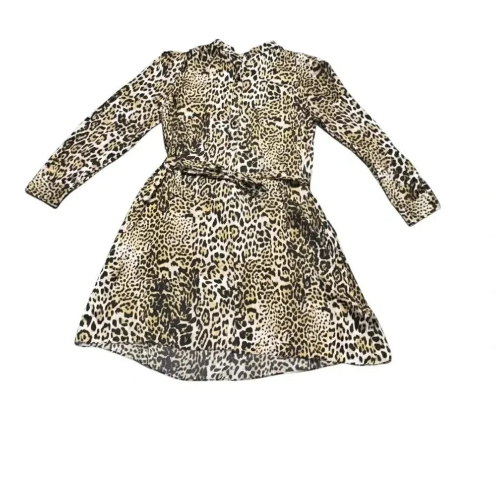 NWOT Women’s Zadig & Voltaire Retouched Satin Leo animal print Dress size small - Picture 2 of 7